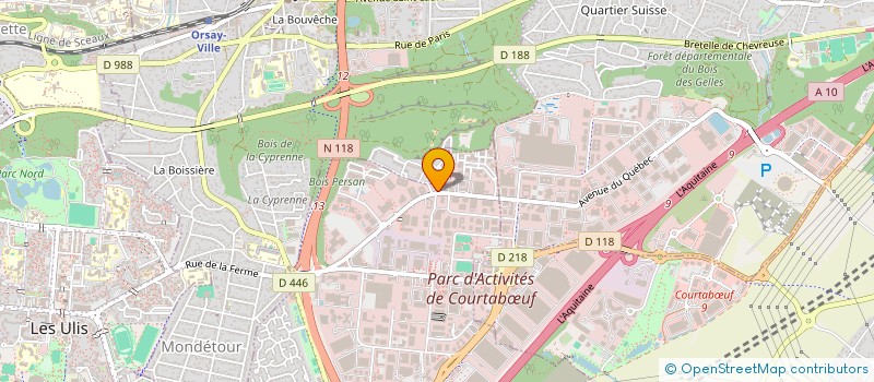 localisation de l'entreprise L M B AUTOMOBILES à LES ULIS
