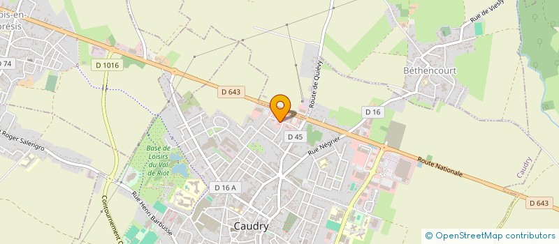 localisation de l'entreprise L.M.B.C. DIFFUSION  CAUDRY