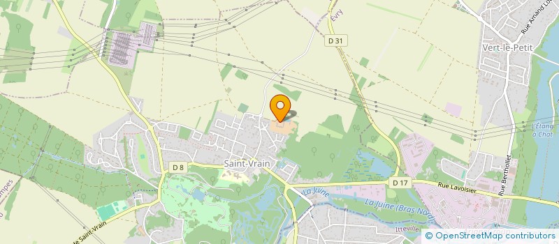 localisation de l'entreprise L.M.B.D.  SAINT-VRAIN