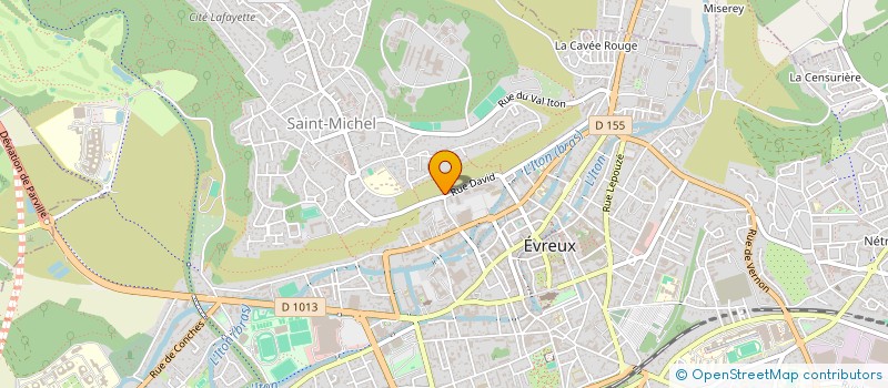 localisation de l'entreprise L.M.B PROMOTION IMMOBILIERE  EVREUX