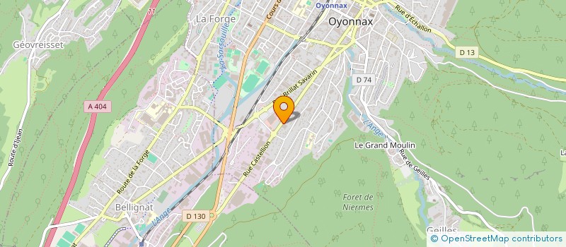 localisation de l'entreprise L.M.C. à OYONNAX