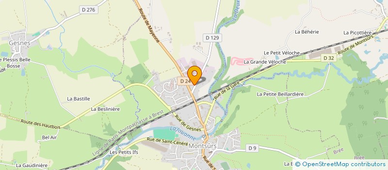 localisation de l'entreprise L M C à MONTSURS