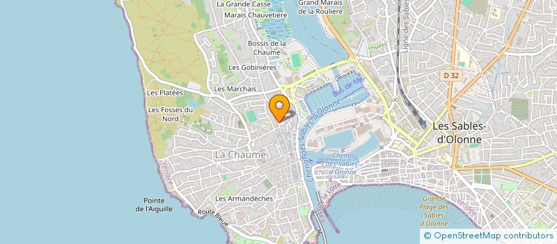 localisation de l'entreprise L M C B à LES SABLES D'OLONNE