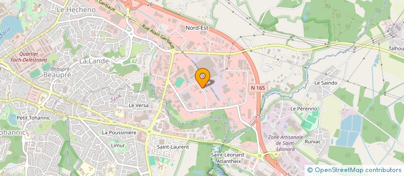 localisation de l'entreprise L.M.C. COURANT FAIBLE à VANNES