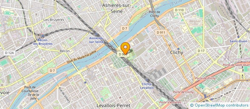 localisation de l'entreprise L.M.C.K. à CLICHY