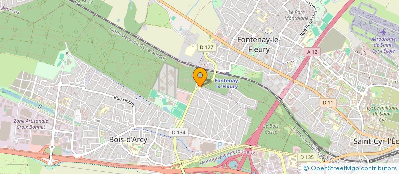 localisation de l'entreprise L.M.C. SERVICES  BOIS-D'ARCY