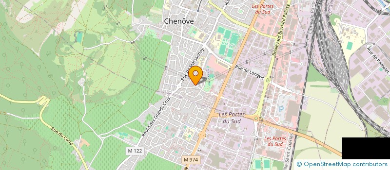 localisation de l'entreprise L'M COIFFER  CHENOVE