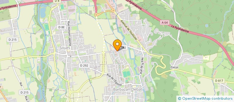 localisation de l'entreprise L'M COIFFURE  BARBAZAN-DEBAT