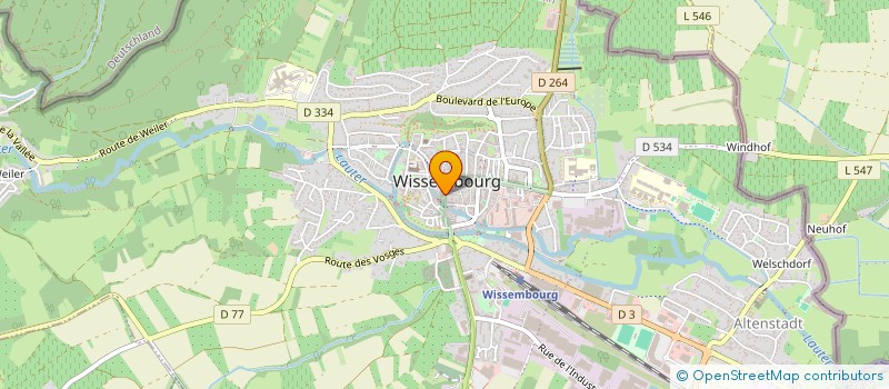 localisation de l'entreprise L M CONCEPT à WISSEMBOURG