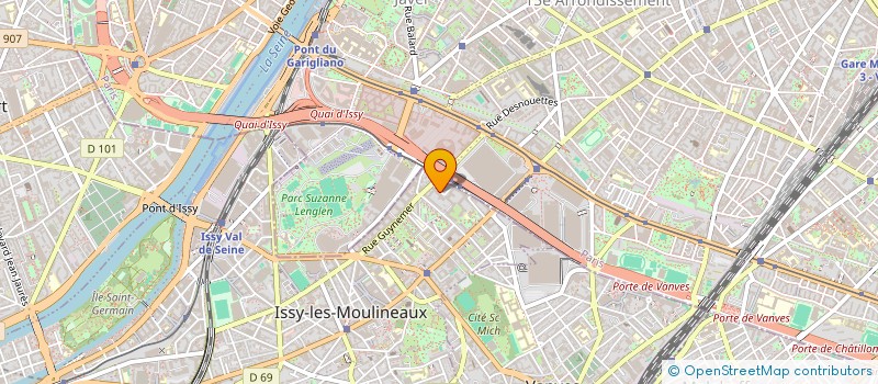 localisation de l'entreprise L M CONSEIL à ISSY-LES-MOULINEAUX
