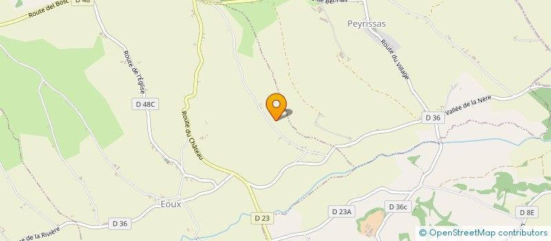 localisation de l'entreprise L.M.CONSTRUCTION  EOUX