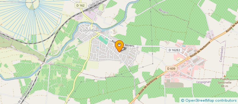 localisation de l'entreprise L.M. CONSTRUCTIONS à COLOMBIERS