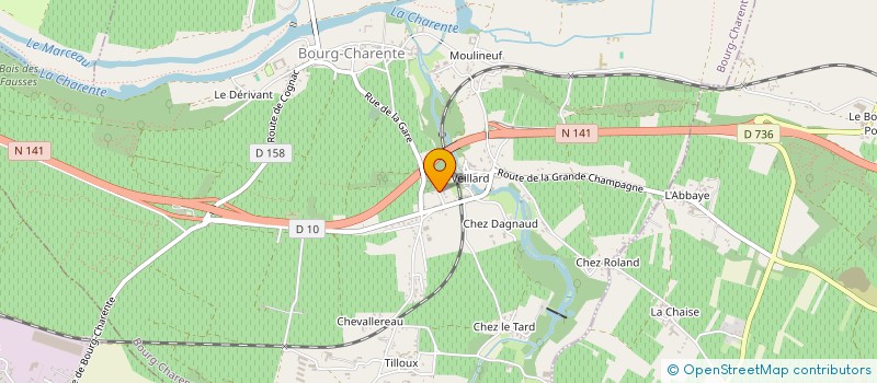 localisation de l'entreprise L.M CONSULTING à BOURG-CHARENTE