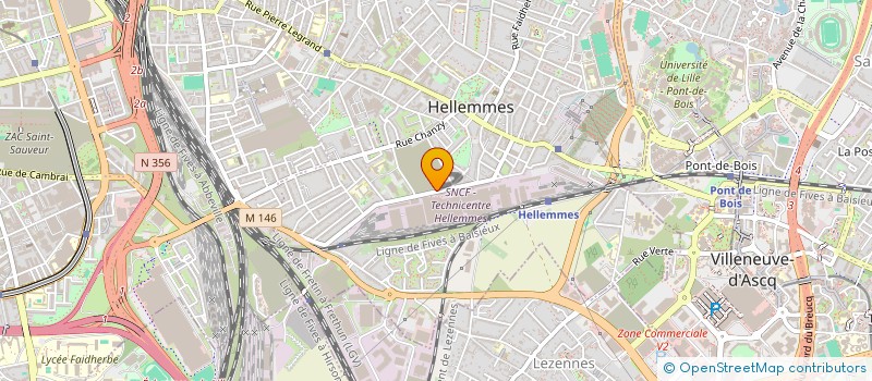 localisation de l'entreprise L&M CONTROLE TECHNIQUE à LILLE