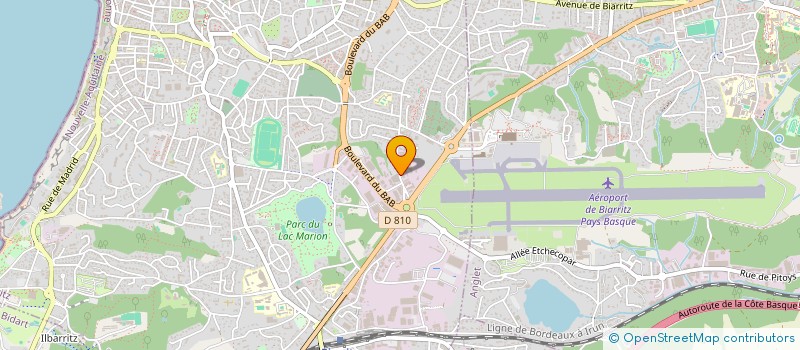 localisation de l'entreprise L.M.D. à BIARRITZ