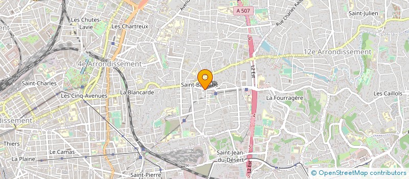 localisation de l'entreprise L M D  LA GARDE