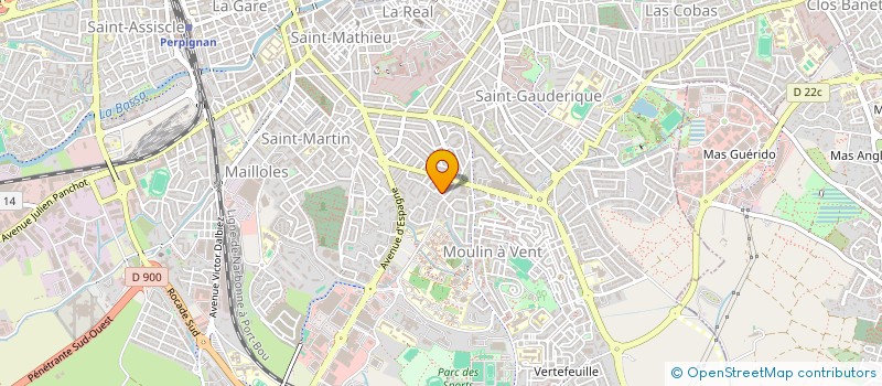 localisation de l'entreprise L.M.D à PERPIGNAN