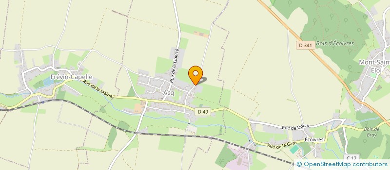 localisation de l'entreprise L.M.D.B.-LES MAINS DU BATIMENT à ARRAS