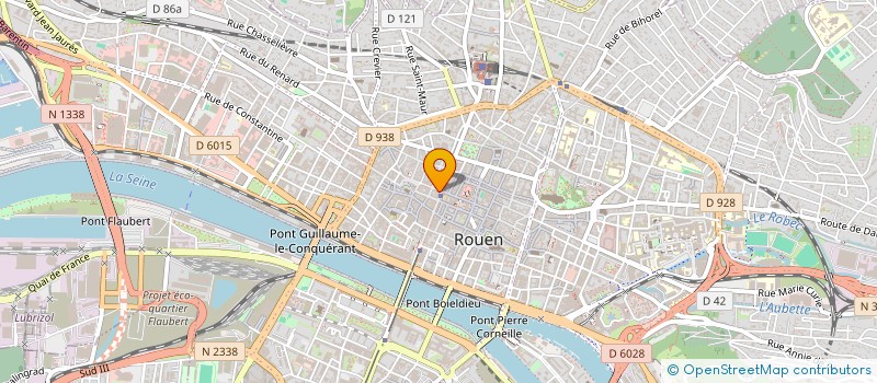 localisation de l'entreprise L.M.D.C. à ROUEN