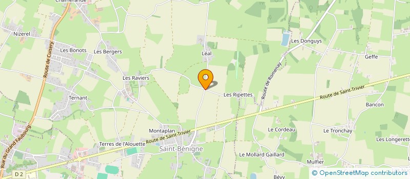 localisation de l'entreprise L&M DECOR à CHAVANNES-SUR-REYSSOUZE