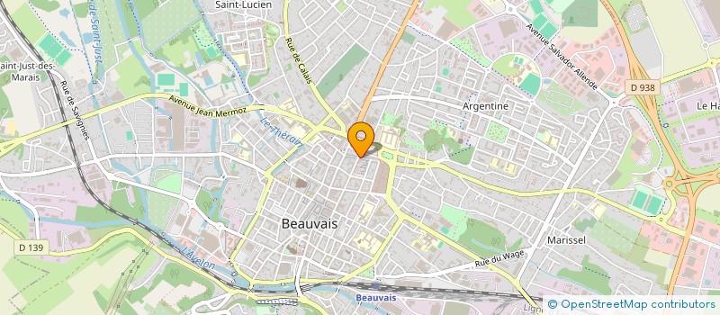 localisation de l'entreprise L.M.DECORATION  BEAUVAIS