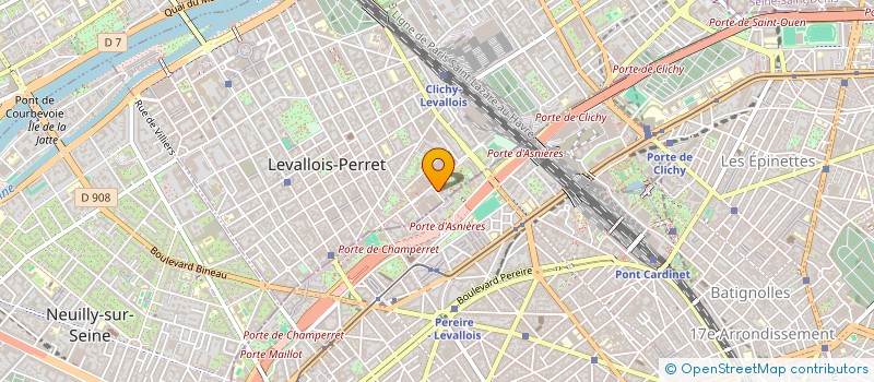 localisation de l'entreprise L&M DESENFUMAGE à LEVALLOIS-PERRET