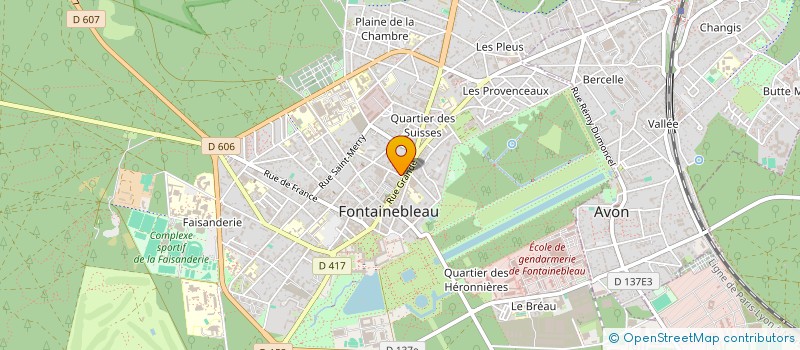 localisation de l'entreprise L'M DOUCEUR à FONTAINEBLEAU