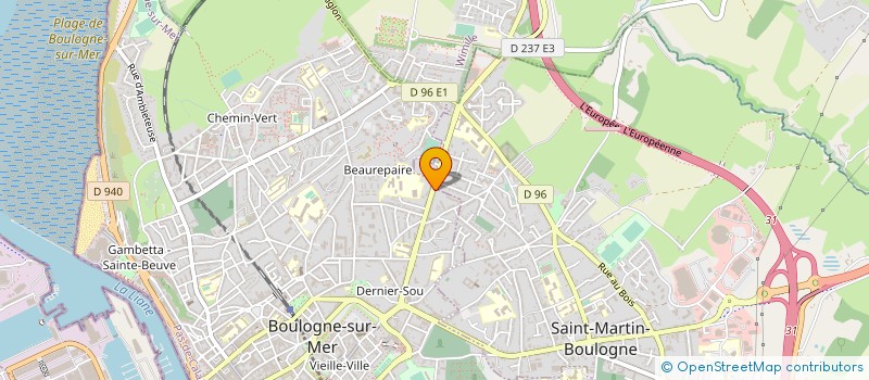 localisation de l'entreprise L.M DREAM'S à BOULOGNE-SUR-MER
