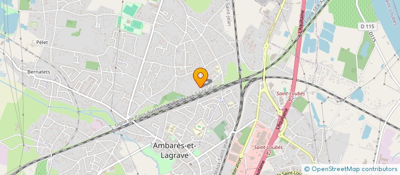 localisation de l'entreprise L.M.E à AMBARES-ET-LAGRAVE
