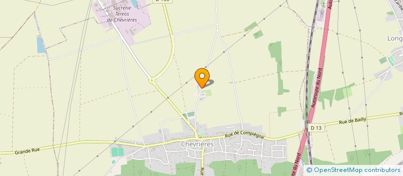 localisation de l'entreprise L.M. ENERGY  CHEVRIERES