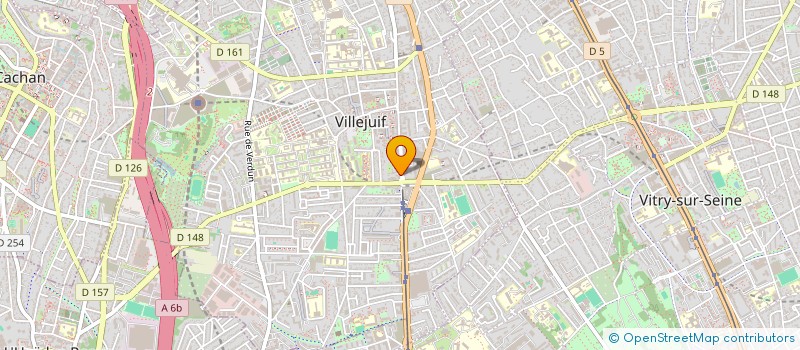 localisation de l'entreprise L M F à VILLEJUIF