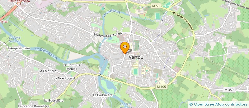 localisation de l'entreprise L M G 2  VERTOU