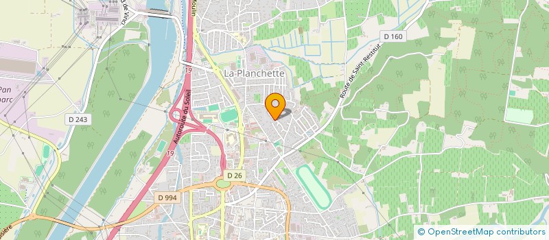 localisation de l'entreprise L.M.G.FINANCES  BOLLENE