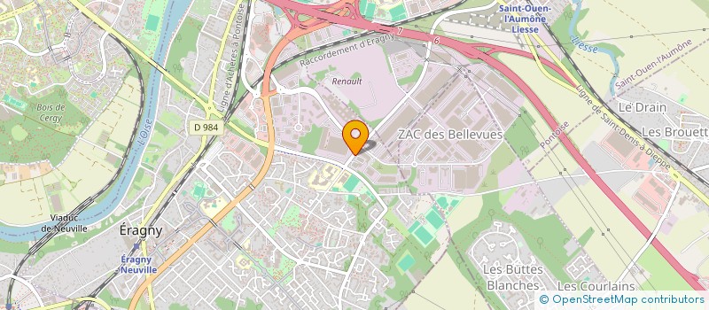 localisation de l'entreprise L&M GESTION & CONSULTING  ERAGNY