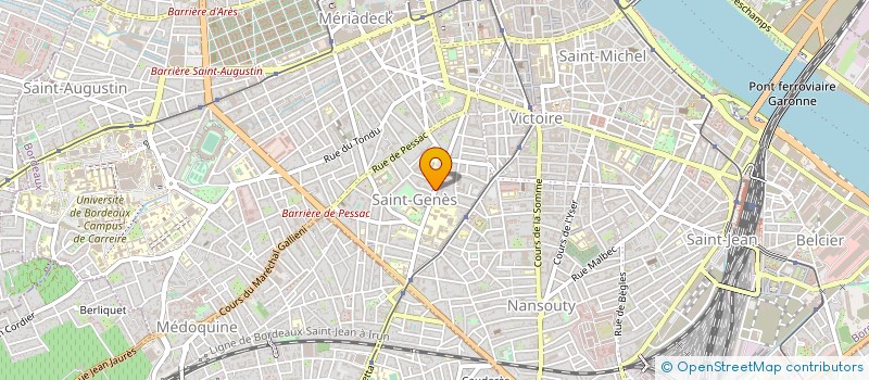 localisation de l'entreprise L.M. GRANDS VINS à BORDEAUX