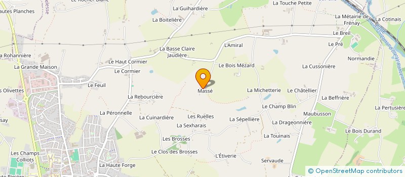 localisation de l'entreprise L.M. GUILLERON  MELESSE