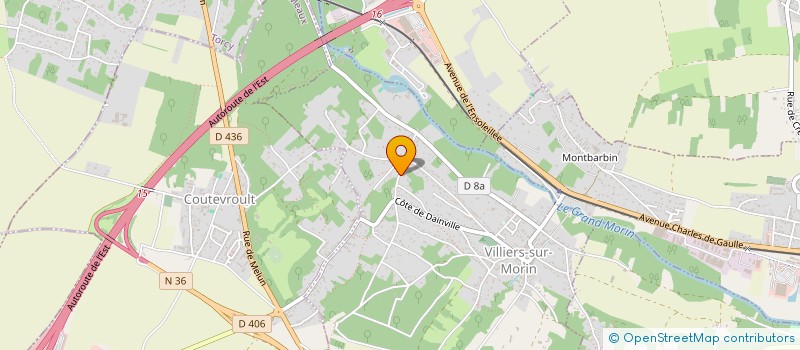 localisation de l'entreprise L.M.H  VILLIERS-SUR-MORIN