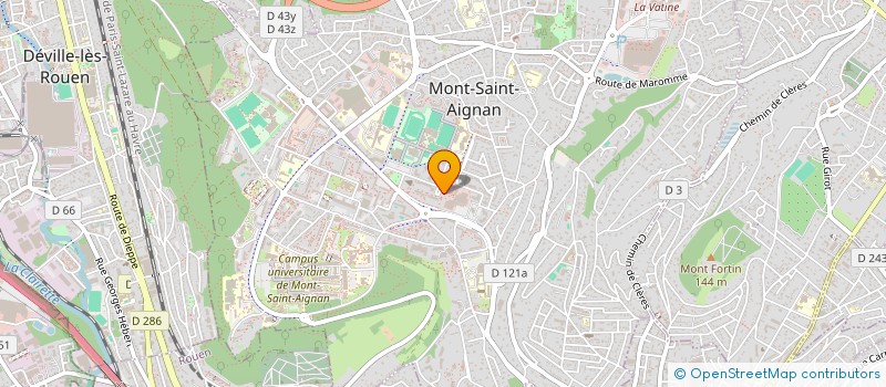 localisation de l'entreprise L.M.H.C.  MONT-SAINT-AIGNAN