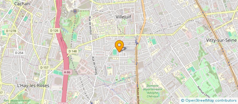 localisation de l'entreprise L.M.H SERVICES  VILLEJUIF