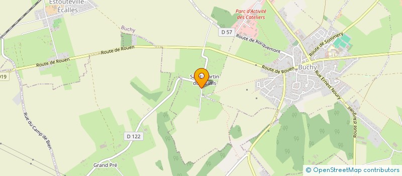 localisation de l'entreprise L M HABITAT  BUCHY