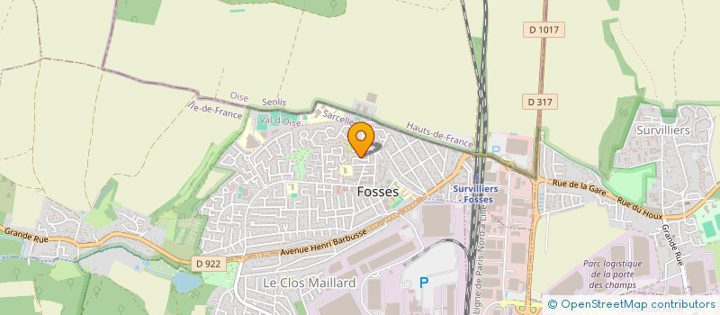 localisation de l'entreprise L&M HERITAGE  FOSSES