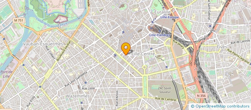 localisation de l'entreprise L-M HOLDING GROUPE LOYER MENU à LILLE