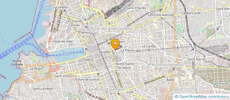 localisation de l'entreprise L.M.I. à MARSEILLE