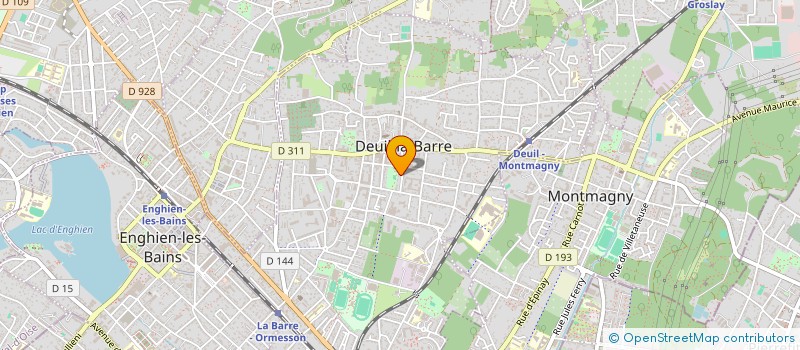 localisation de l'entreprise L M I D LIVRAISON MONTAGE INSTALLATION DEMENAGEMENT  DEUIL-LA-BARRE