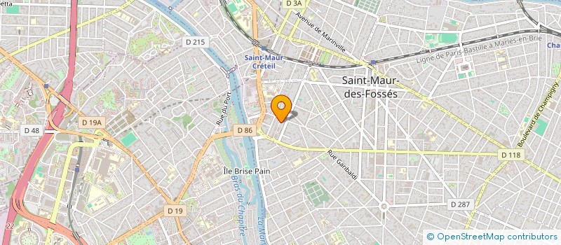 localisation de l'entreprise L.M IMMOBILIER à SAINT-MAUR-DES-FOSSES