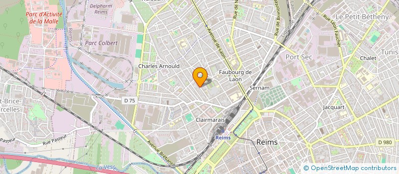 localisation de l'entreprise L.M INDUSTRY  REIMS