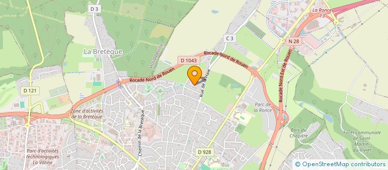 localisation de l'entreprise L.M. INVEST à BOIS-GUILLAUME