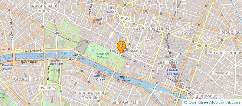 localisation de l'entreprise L.M.J. à PARIS