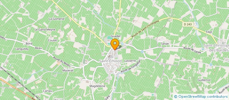 localisation de l'entreprise L.M.L.  SAINT-ETIENNE-DE-LISSE