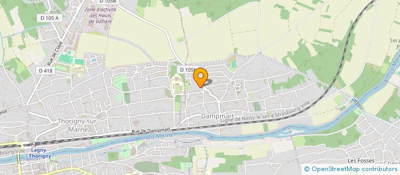 localisation de l'entreprise L M L  DAMPMART